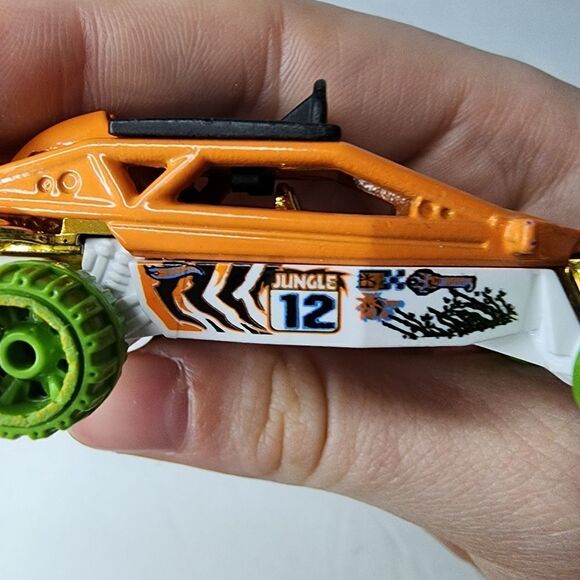 2012 Hot Wheels Dune It Up Orange Buggy Jungle Rally (Thailand E37) - Picture 4 of 6